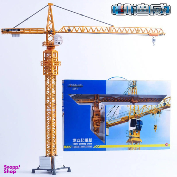اسباب بازی کا دی دبلیو مدل  Tower Slewing Crane 1/50