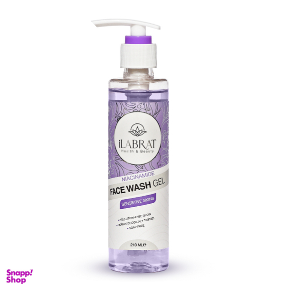 ژل شستشو صورت ایلابرت نیاسینامید حجم 210 میلی لیتر