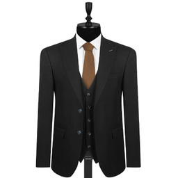 کت شلوار کمبین کج راه مدل ژیله دورو کد 1446 رنگ مشکی