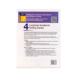 کتاب Longman Academic Writing Series 4 Essays 5th Edition اثر Ann Hogue انتشارات Pearson
