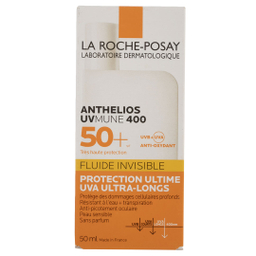 فلوئید ضد آفتاب بی رنگ لاروش پوزای مدل Invisible Fluid با SPF50 حجم 50 میلی لیتر
