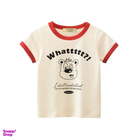 تی شرت آستین کوتاه دخترانه هومنیتی مدل WYKGTSHT9359-RD