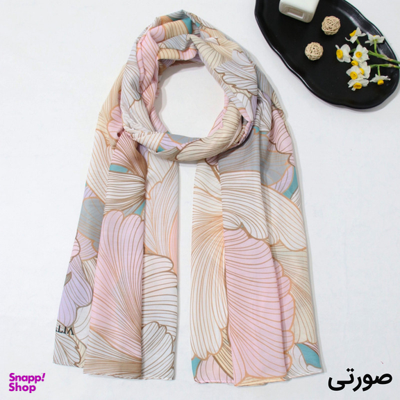 شال زنانه آنالیا مدل نخی جدید بهاره طرح نایسی کد ana-3086
