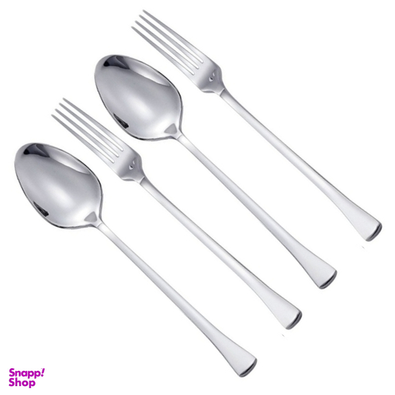 ست قاشق و چنگال جی فی نی کد 04 محموعه 4 عددی