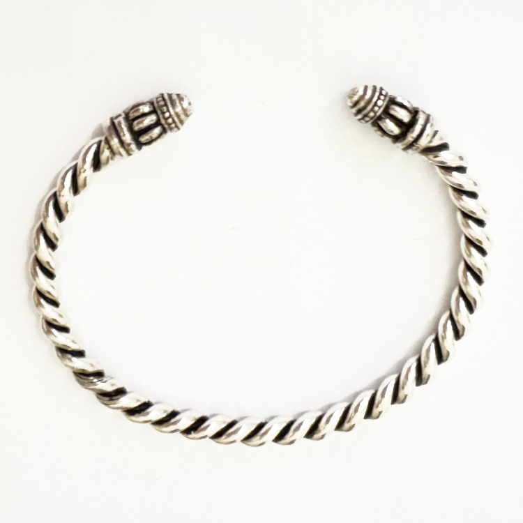 دستبند نقره مردانه گیرا مدل بنگل G0100