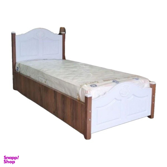 تخت خواب یک نفره مدل شقایق سایز 90×200 سانتی متر