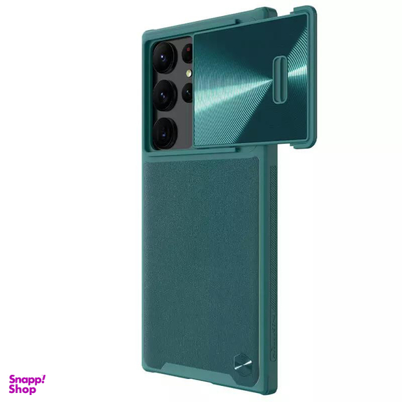 کاور نیلکین مدل CamShield Leather S Case مناسب برای گوشی موبایل سامسونگ Galaxy S23 Ultra
