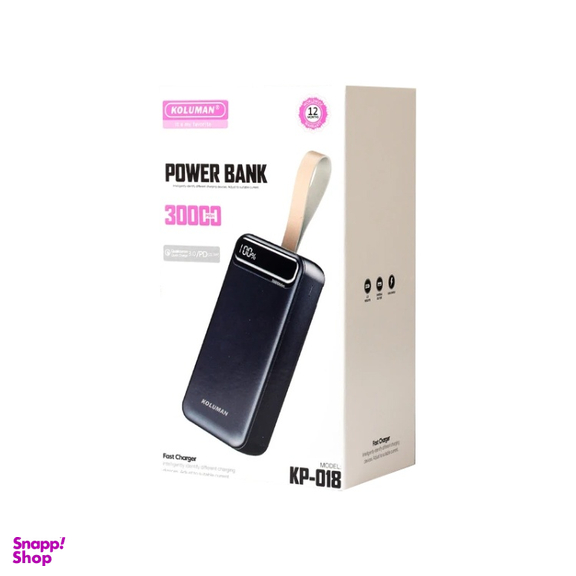 پاوربانک کلومن مدل KP-018 ظرفیت 30000 میلی آمپر ساعت