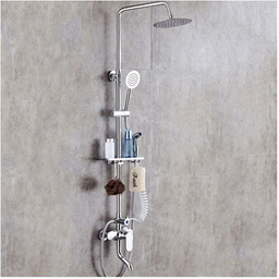 سردوش حمام پاپیروس مدل استیل New-Classic مجموعه دو عددی