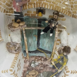 کاسه دیوارکوب حجیم سازی شده طرح معماری بنایی کد  TP-1023-0204