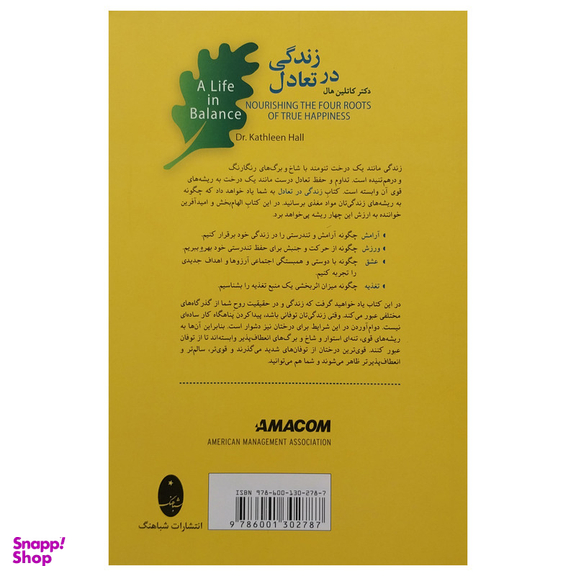 کتاب زندگی در تعادل اثر كاتلين هال انتشارات شباهنگ