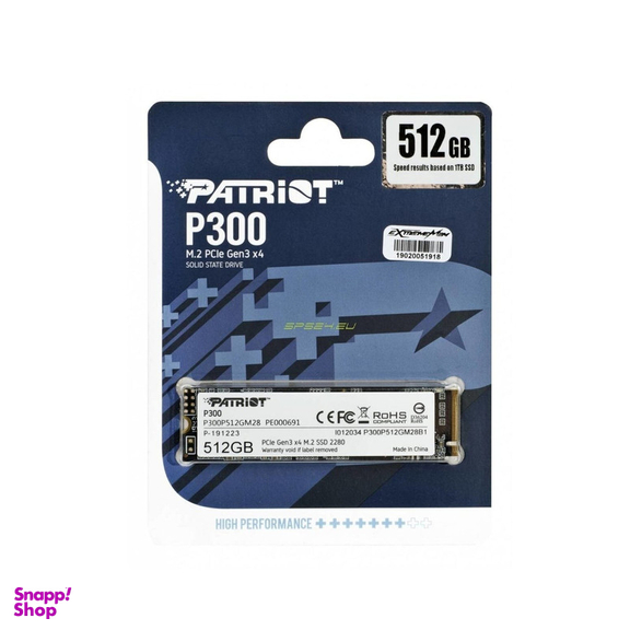 اس اس دی اینترنال پتریوت مدل P300 ظرفیت 512 گیگا بایت