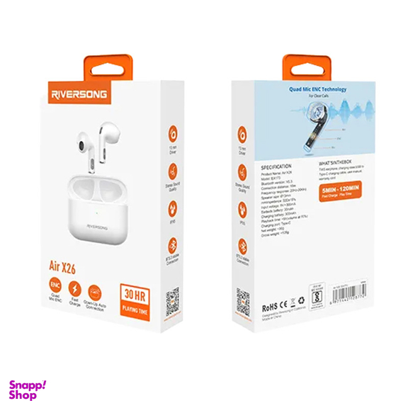 هدفون بلوتوثی ریورسانگ مدل Air X26 EA173