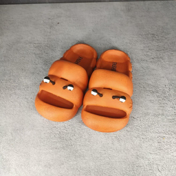 دمپایی دخترانه پاپا مدل حلزونی رنگ نارنجی