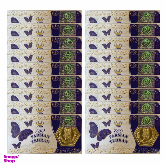 سکه گرمی طلا 18 عیار پارسیان تهران مدل K412 - مجموعه 18 عدد سکه