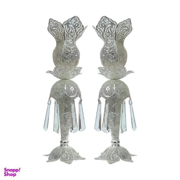 شمعدان ملیله کاری مدل لاله امین نگار کد M-L01