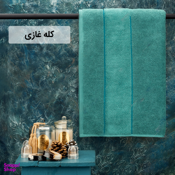 حوله حمام هیرو طرح ماکرو سایز 100×150 سانتی متر