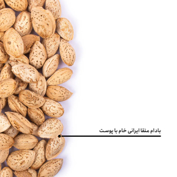 بادام منقا ایرانی خام با پوست بارجیل