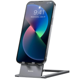 پایه نگهدارنده گوشی موبایل و تبلت بیسوس مدل Foldable Metal Desktop Holder
