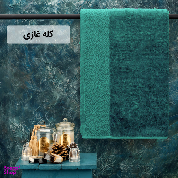 حوله حمام هیرو طرح کاریزما سایز 100×150 سانتی متر