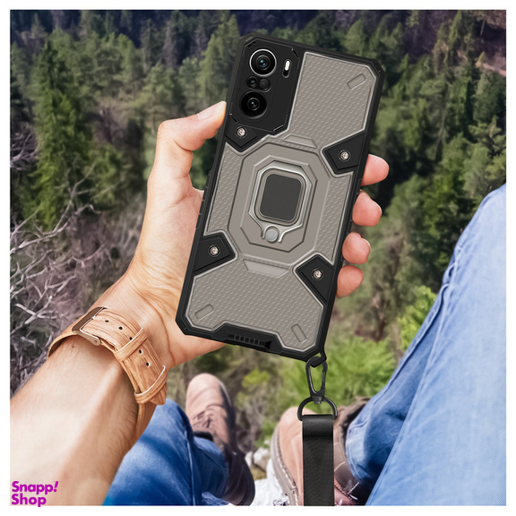 کاور مای کیس مدل harsh مناسب برای گوشی موبایل شیائومی Redmi K40 / K40 Pro به همراه بند آویز