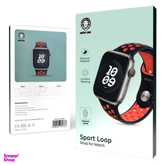 بند ساعت هوشمند گرین لاین مدل SPORT LOOP مناسب اپل واچ سایز 42/44/45/49 میلی متر
