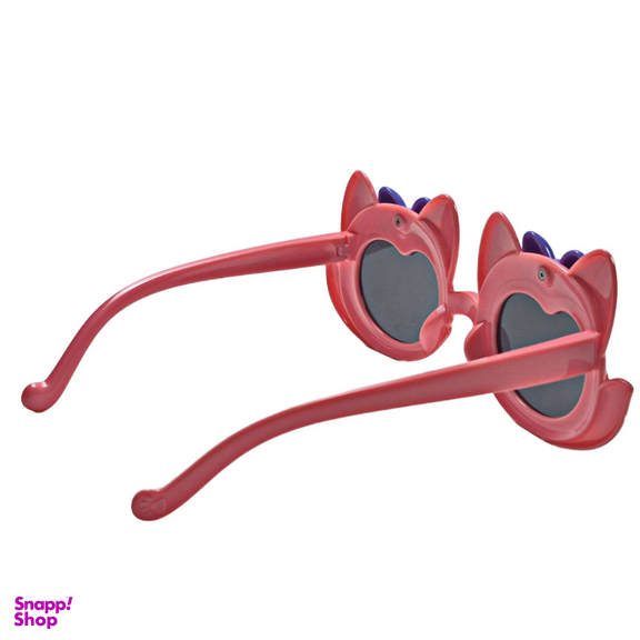 عینک آفتابی دخترانه مدل عروسکی گربه ای رنگ صورتی