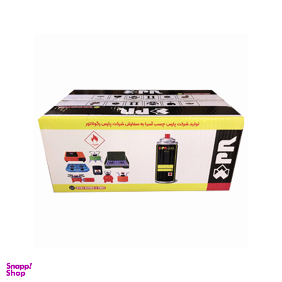 کپسول گاز 210 گرمی پارس رگولاتور مدل PR-250 بسته 28 عددی