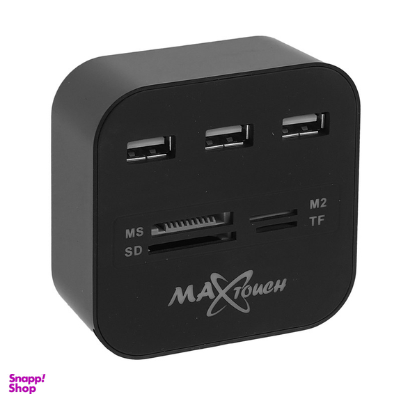 هاب 3 پورت usb و رم ریدر مکس تاچ مدل MXHC836