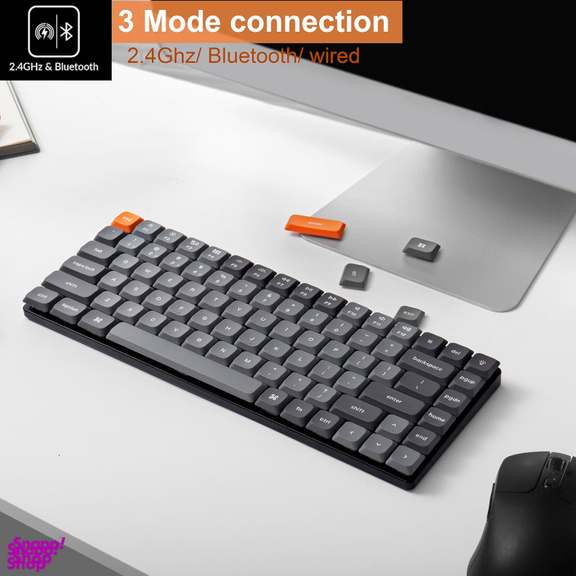کیبورد بی سیم مکانیکی کیکرون مدل K3 Max RGB Brown Switch