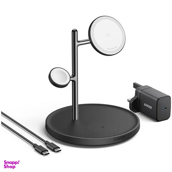 شارژر بی سیم انکر مدل B25M3 3-in-1 Stand