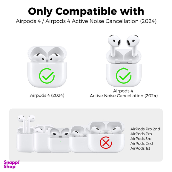 کاور ایرفون آها استایل کد WG163 مناسب برای اپل AirPods 4