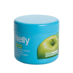 ماسک احیا کننده و تقویت کننده مو نلی مدل Green Apple مناسب موهای معمولی و آسیب دیده دیده حجم 500 میلی لیتر