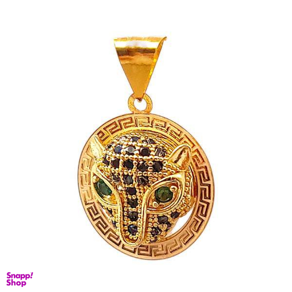 پلاک طلا 18 عیار زنانه مدل پنتر sh0393