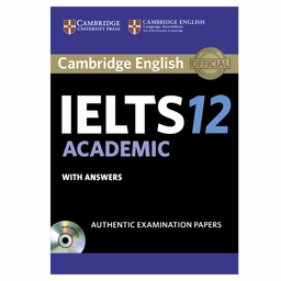 کتاب زبان IELTS Cambridge 12 Academic انتشارات کمبریج به همراه سی دی