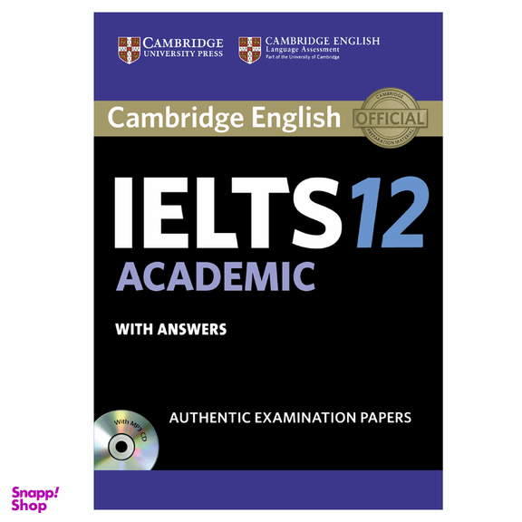 کتاب زبان IELTS Cambridge 12 Academic انتشارات کمبریج به همراه سی دی