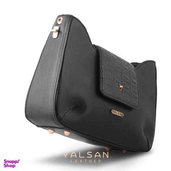 ست کیف و کفش زنانه چرم یلسان مدل راشا کد ABIGEL-GAN-929-MSK