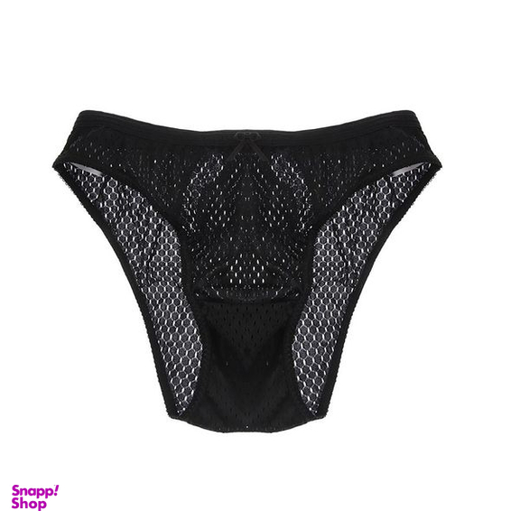 شورت زنانه لین مدل اسلیپ کد 4681-528 رنگ مشکی