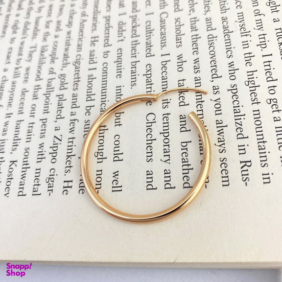 گوشواره زنانه ژوپینگ مدل حلقه کد E4335