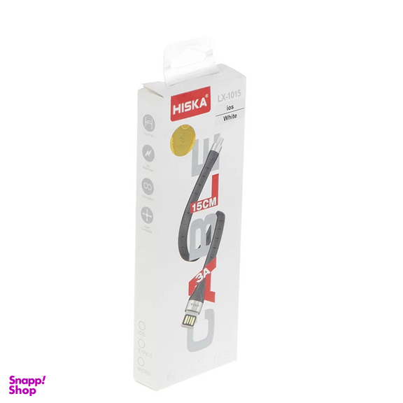 کابل تبدیل USB به Lightning هیسکا مدل LX-1015 طول 15 سانتی‌ متر