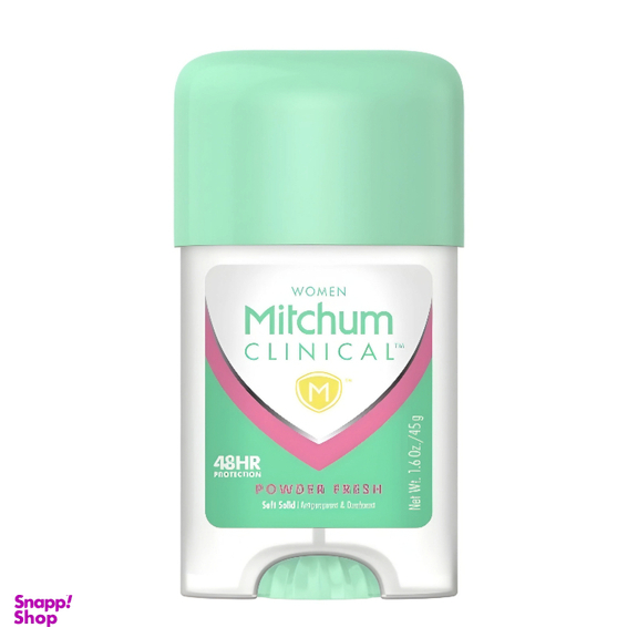 استیک ضد تعریق کلینیکال زنانه میچام مدل Powder Fresh وزن 45 گرم