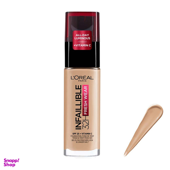 کرم پودر لورآل مدل Infallible شماره 125 حجم 30 میلی لیتر