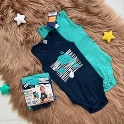 بادی رکابی نوزاد لوپیلو مدل وال مجموعه 2 عددی