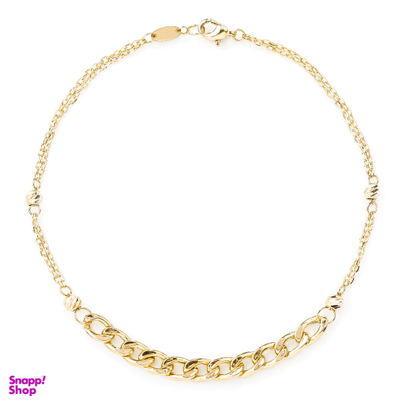 دستبند طلا  18 عیار زنانه میلی گالری مدل سالیا گلد کد MT1111