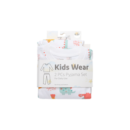 ست بلوز و شلوار طرح دایناسور کد 24204 رنگ نارنجی