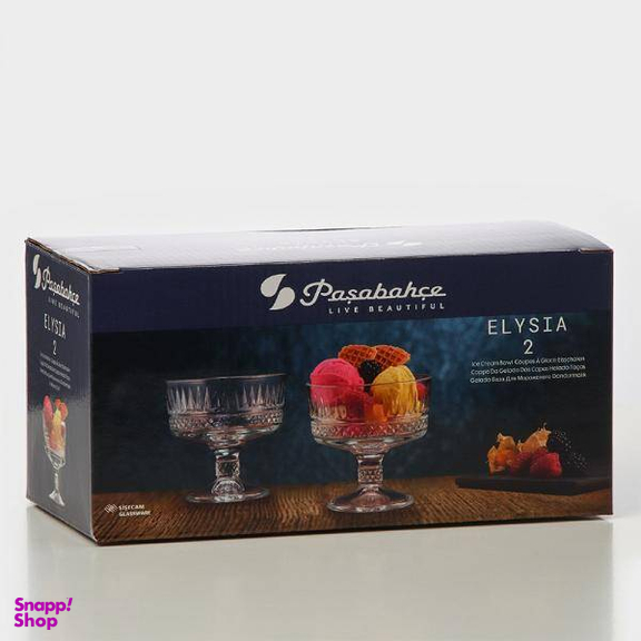 بستنی خوری پاشاباغچه مدل الیسا کد 51749 بسته دو عددی