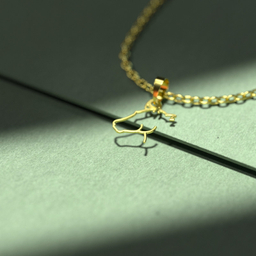 گردنبند طلا 18 عیار زنانه مدوپد مدل اسب کد B3-1-1136