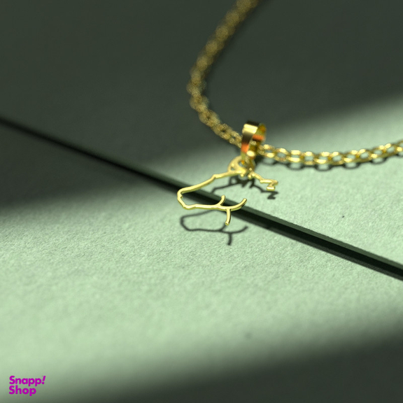 گردنبند طلا 18 عیار زنانه مدوپد مدل اسب کد B3-1-1136