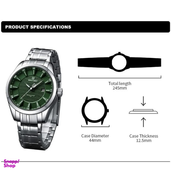 ساعت عقربه ای مردانه نیوی فورس مدل N80F32 کد SR/GR