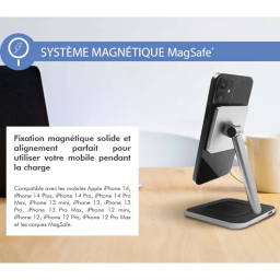 شارژر بی‌ سیم فورس مدل FPMSINDSTAND15WW MagSafe